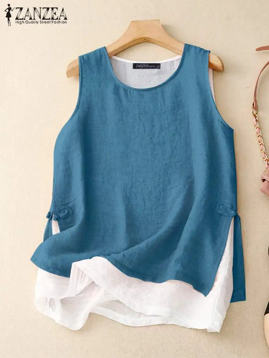 Blusa doble capa