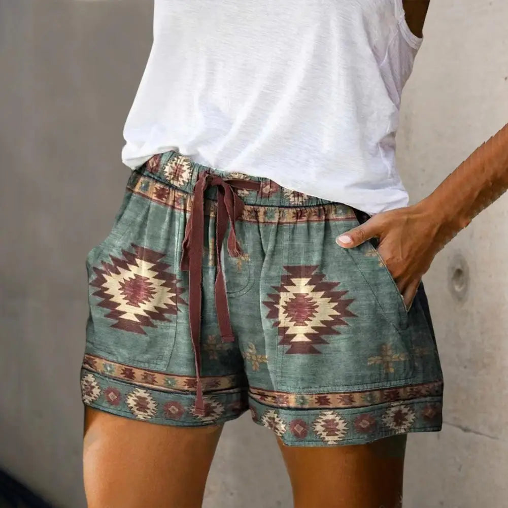 Shorts tribal  cintura alta