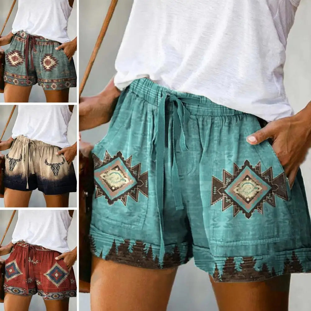 Shorts tribal  cintura alta